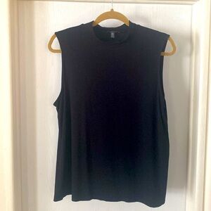 Eileen Fisher Sleeveless Mock Neck Top